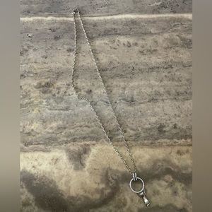 Heart chain and badge holder.